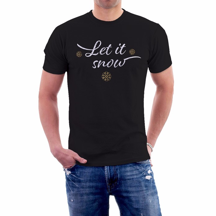 Cristmas T-Shirt Let It Snow