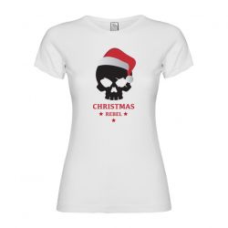 Vianočné Tričko Christmas Rebel Lebka