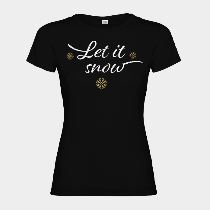 Christmas T-Shirt Let It Snow