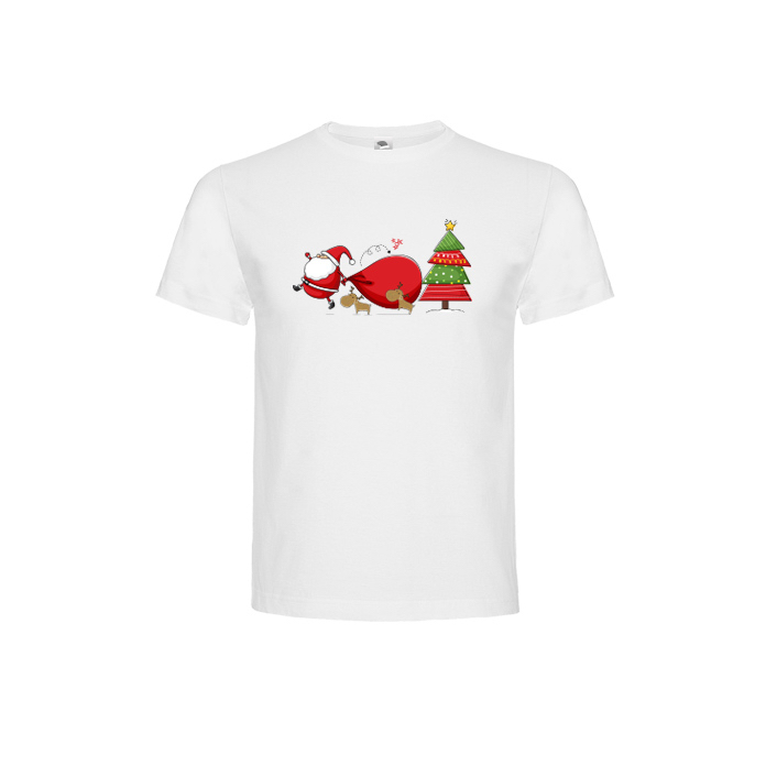 Christmas T-Shirt Running Santa