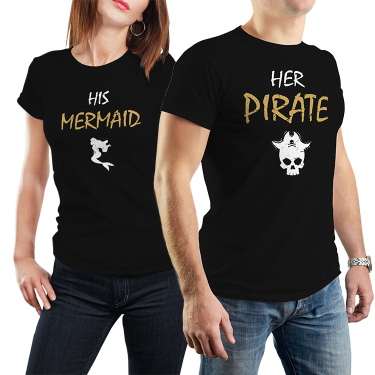 T-Shirts Pirate and Mermaid
