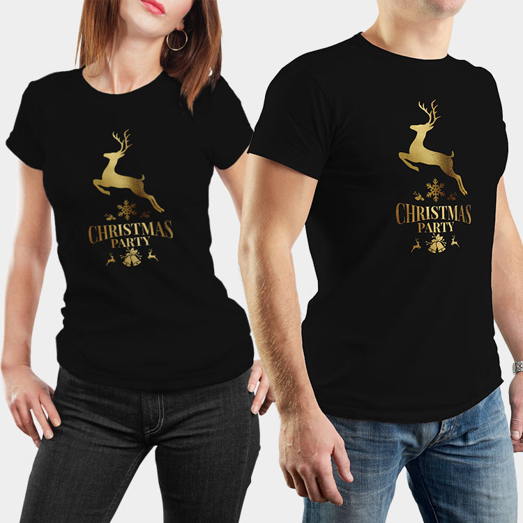 Christmas T-Shirts Deer for Couple