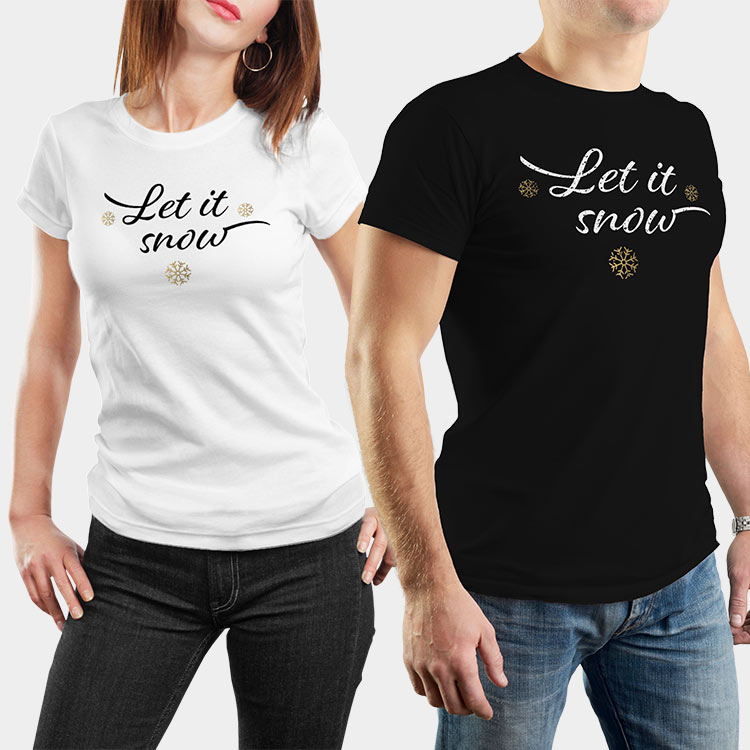 Christmas T-Shirts Let It Snow