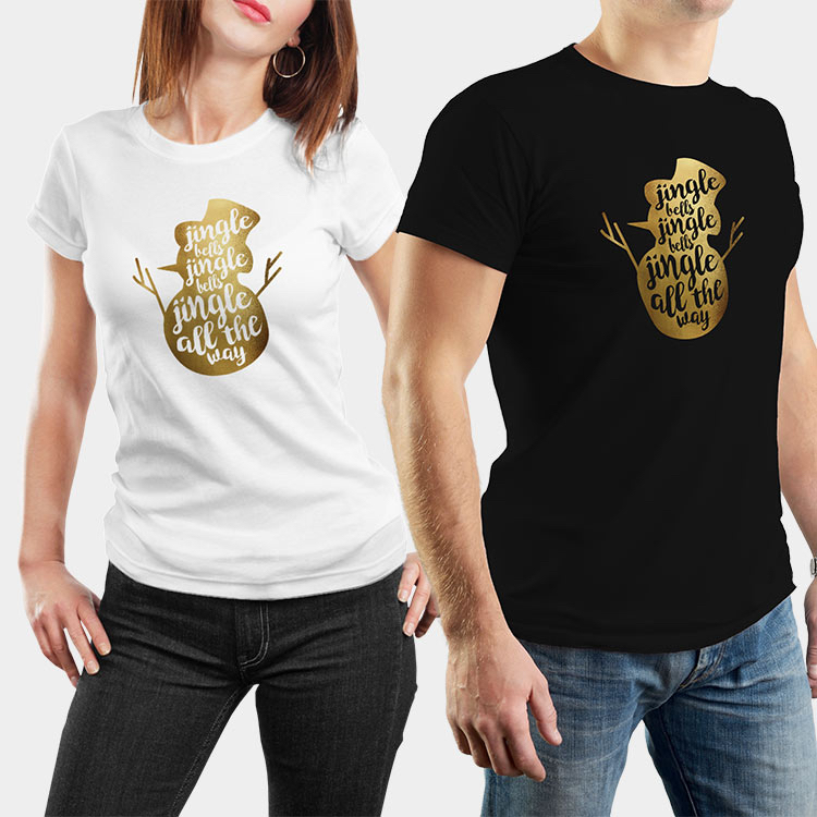 T-Shirts Snowman for Couple