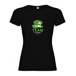 Dámske Tričko Team Leprechaun Black